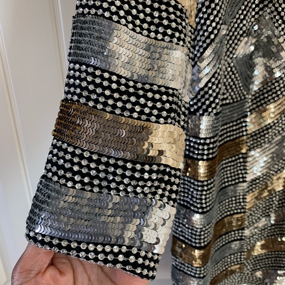 Dundas Sequin Mini Dress size 38 - Picture 8 of 11